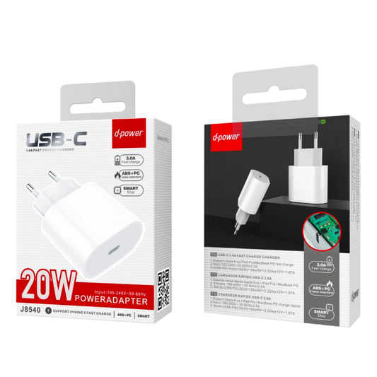 d-power Adaptateur Type-C 20W J8540