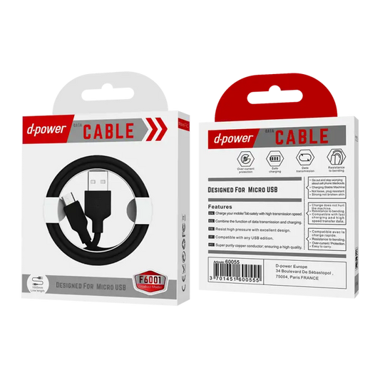 Câble USB - micro USB - F6001