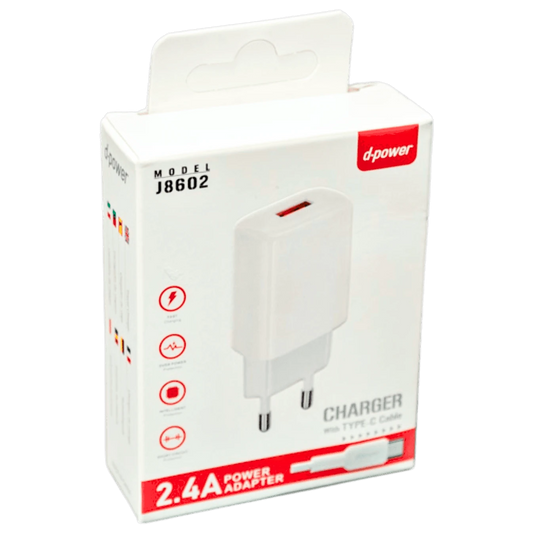 d-power Adaptateur + cable Type-C J8602